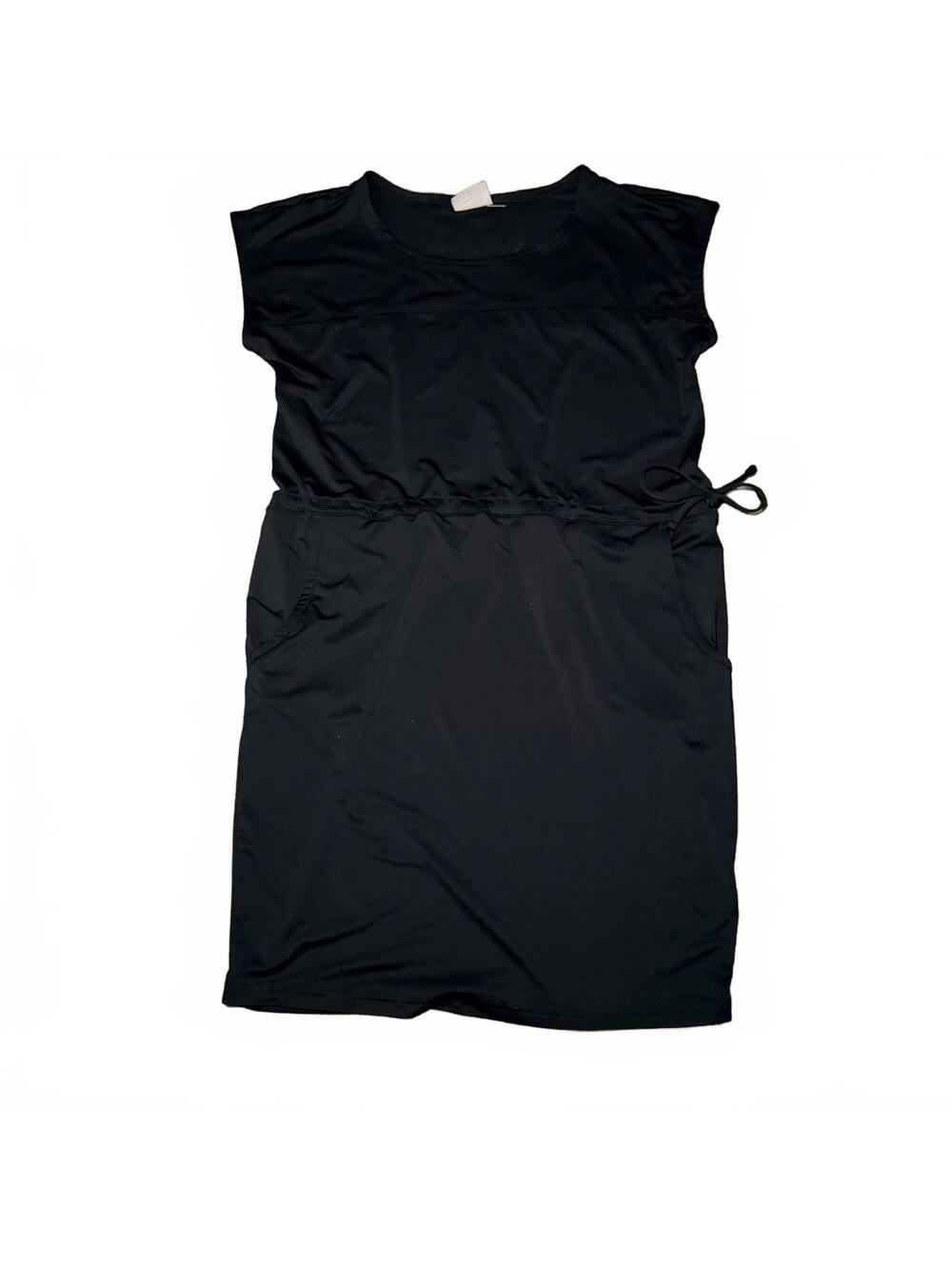 Columbia Black Athletic Dress with Drawstring Waist, Size Small